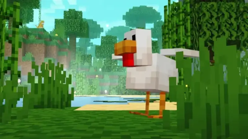 Actions and Stuff environmental effects Minecraft Bedrock biome fog particle effects grass sway