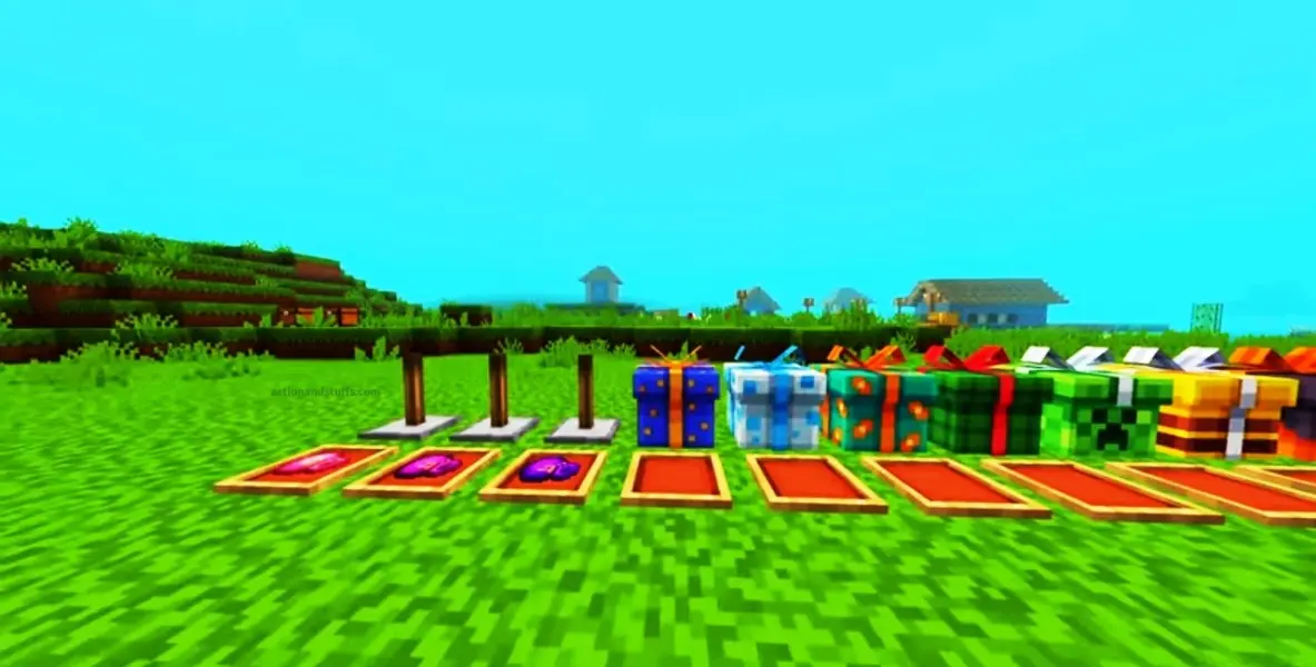 Minecraft mob animation example in Actions and Stuff pack